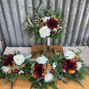 Artificial wedding flowers package - Australian Natives