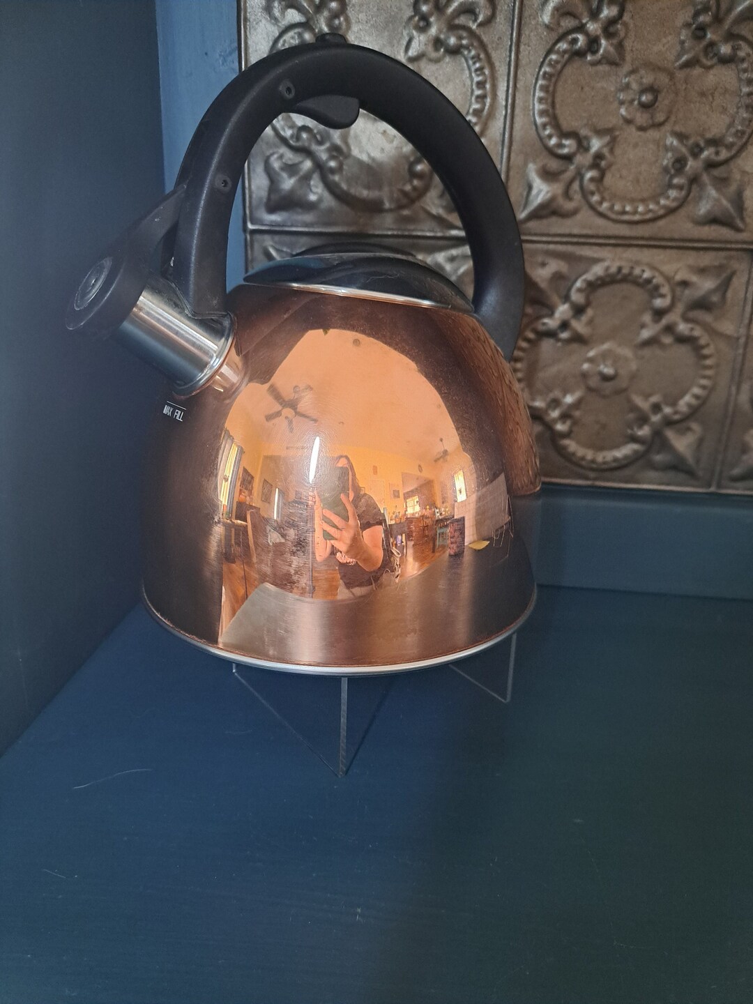 Copper Teakettle, Copco Copper Teapot, Vintage Style Copper Copco Tea