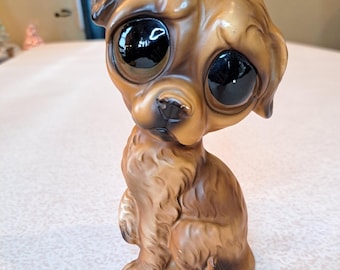 Vintage Gia Wende Big Eyes Gig Pity Puppy Dog Art on Board Vintage Gia Wende Big Eyes Gig Pity Puppy Dog Art on Board