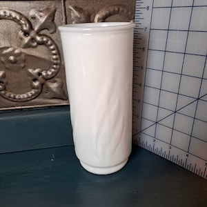 Vase, Milk Glass Vase, Beautiful White Milk Glass, Choice, Cottage Style, BoHo Decor, Vintage Decor, Vintage Wedding, Beautiful Classic 3. 7.5 in cylinder