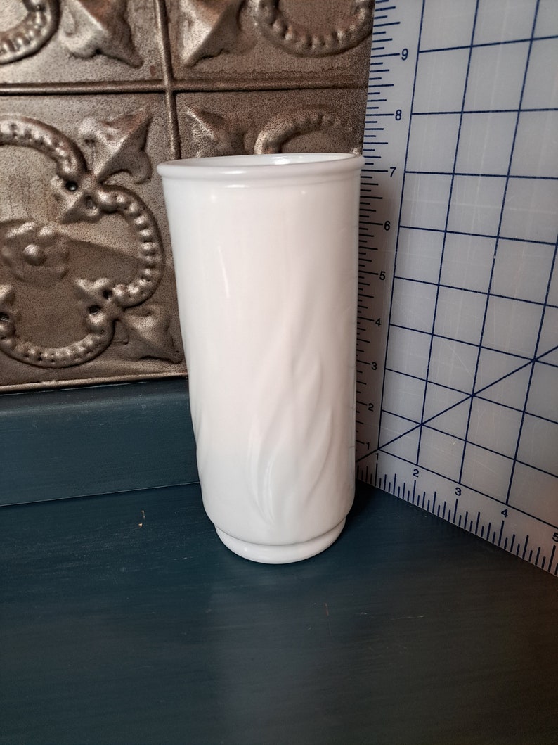 Vase, Milk Glass Vase, Beautiful White Milk Glass, Choice, Cottage Style, BoHo Decor, Vintage Decor, Vintage Wedding, Beautiful Classic 3. 7.5 in cylinder