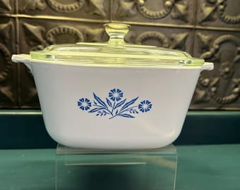 Corning Ware, Cornflower Blue, P-1 3/4-B Covered Dish 1 3/4 Quart Casserole Baking Dish, With Lid Corning, Corningware, Vintage Kitchen