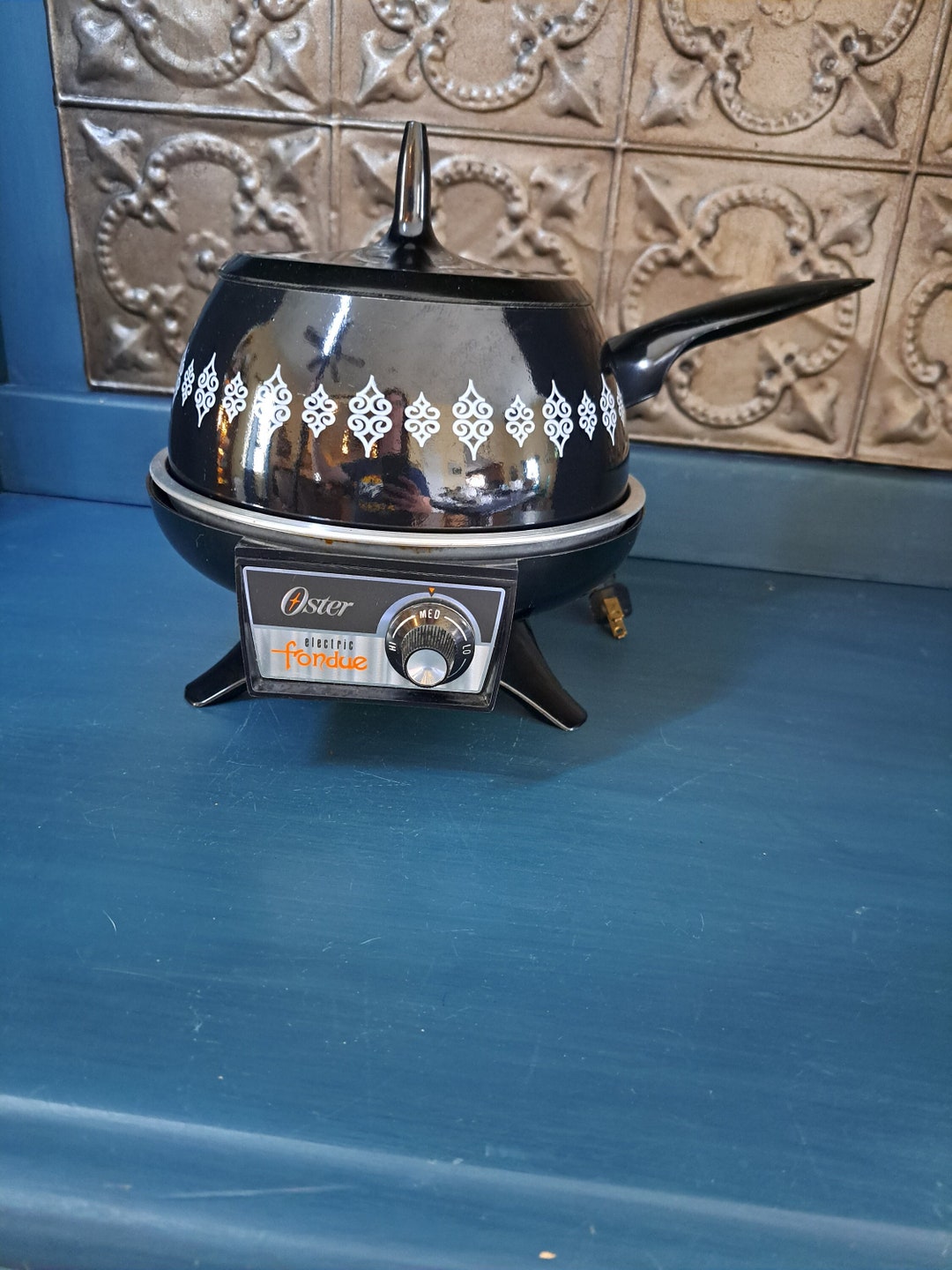 Fondue Pot MCM Electric Oster Fondue Potfondue Pot Mid Etsy