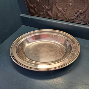 Silver Serving Tray, Silver Oval Plate, Antique EPNS Silver Plated Oval Platter, Decorative Silver Plate Tray, Vintage Silver Decor