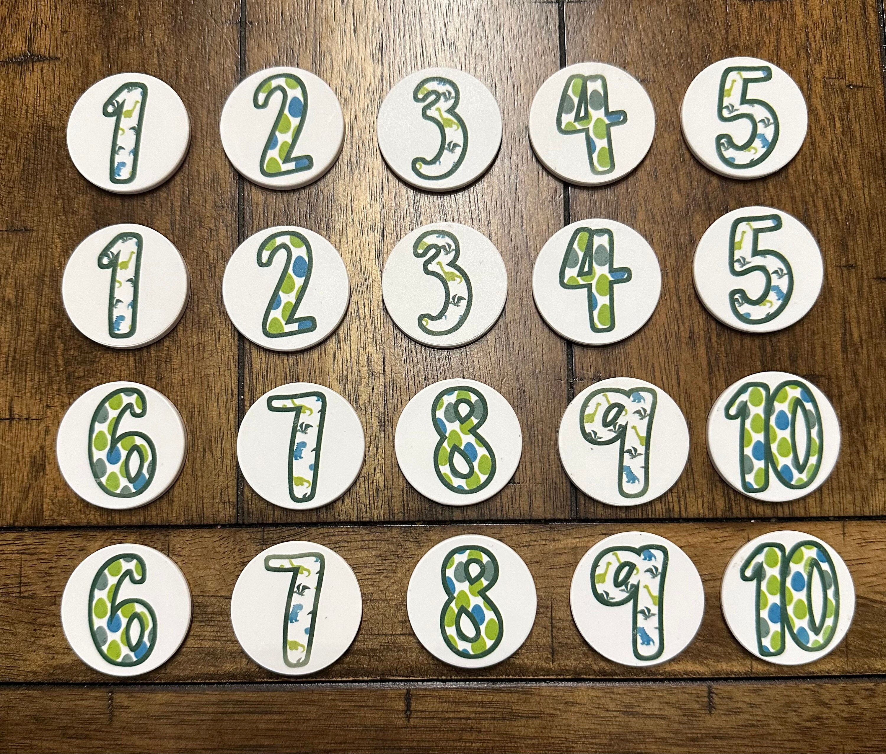 Number Memory Game Learning With Numbers Early Learning Match With ...