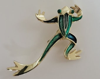 Vintage, Gerry's Signed Leaping Frog Pin