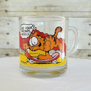 Vintage 1978 McDonald&#39;s Garfield & Odie Glass Mug