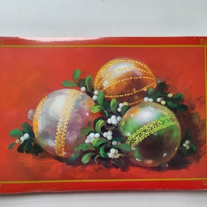 Vintage kartonnen kerstcadeaudozen (3) - Kerstcadeaudozen trui/shirt/kinderkleding - Geschenkdozen kerstornament