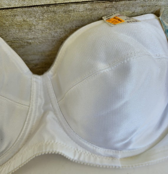 Vintage Angela White Strapless Bra 36 C White Str… - image 3