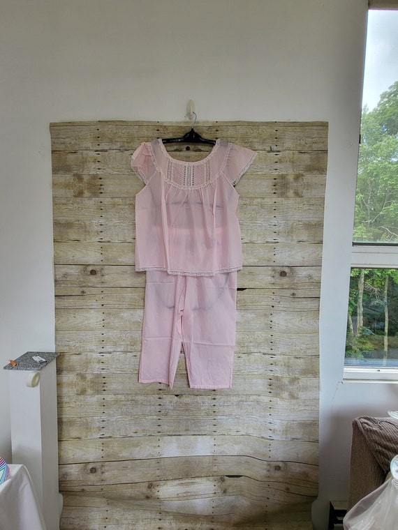 Vintage Pink Schrank Lingerie Women's Pajamas Size