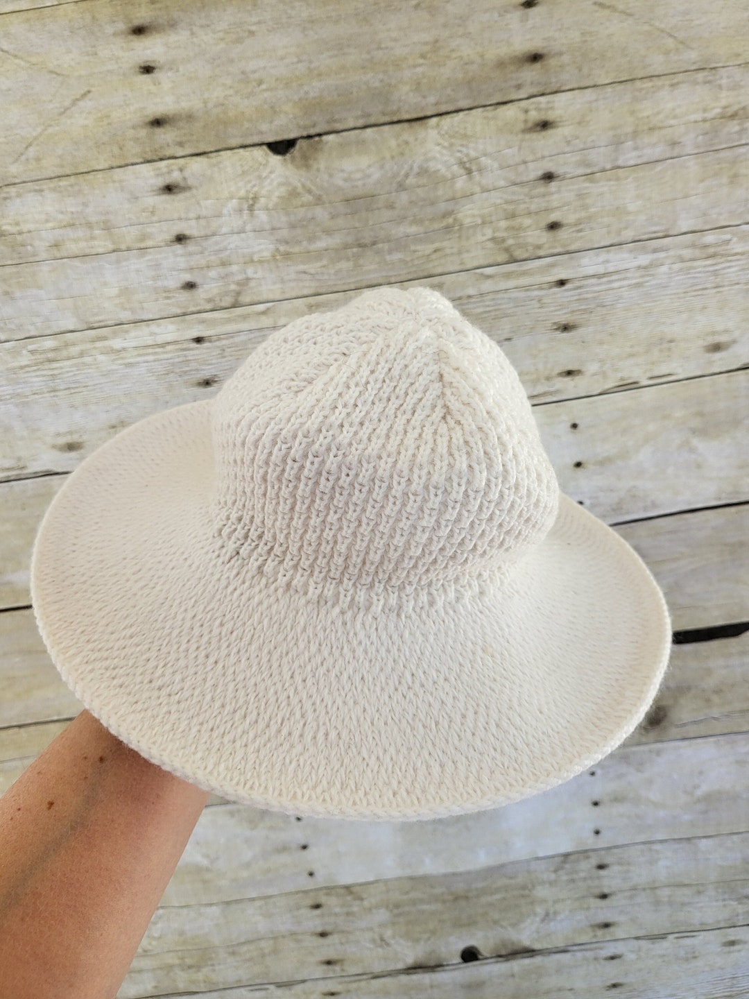 Vintage Lids Zwicker Knitting Mills Cream Knit Hat Women's Knit Hat Etsy