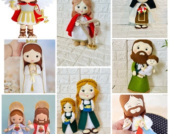 Saint dolls, Catholic gift, customized saint dolls