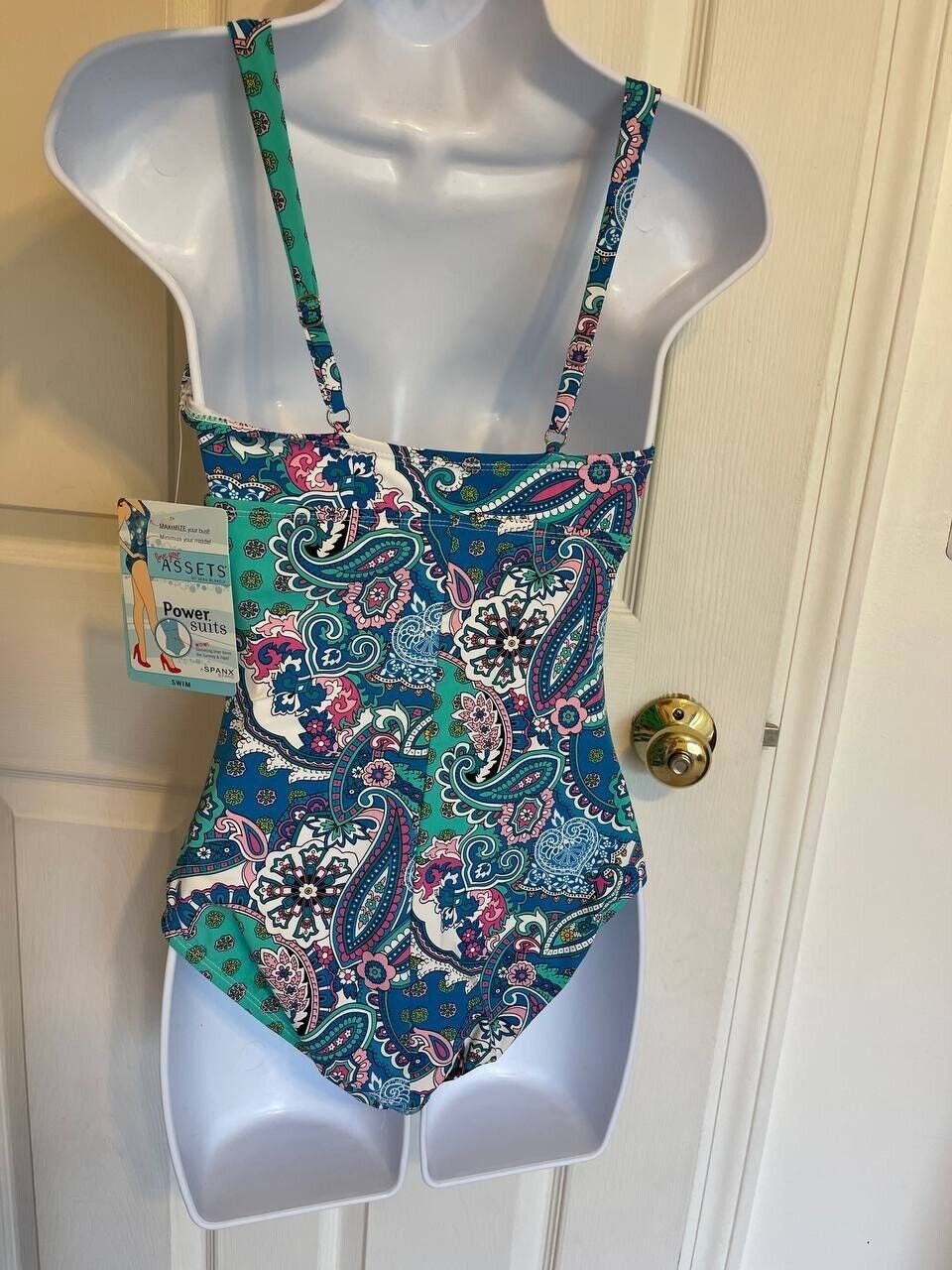 Spanx Assets by Sara Blakely  Madison Powersuit One Piece Swim Size M -  $29 - From Samantha