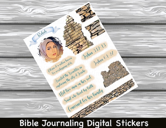 Women of the Bible: Ruth. Bible Journaling/faith Planner Digital Download  Printable 