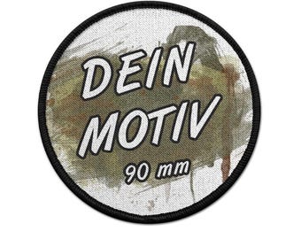 Patch rund mit deinem Motiv 9cm Durchmesser hochwertig BEDRUCKT || Designer Patch Personalisiert || Wunschmotiv #39878