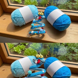 Gary Ormen Virkmönster PDF, Söt Amigurumi Ormplyschleksak, Enkel DIY-presentguide för nybörjare