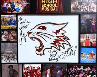 Lámina artística de Wildcat de High School Musical / Decoración de pared nostálgica (descarga digital)