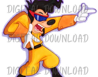 Lámina artística de Max Goofy: Fan Art de la película Goofy (Descarga digital)