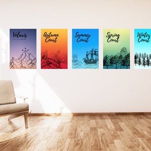 ACOTAR Inspired Wall Art