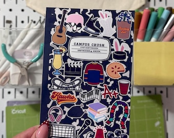4x6in Sticker Sheet: Campus Crush