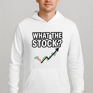 Stock Investments Unisex Hooded Long Sleeve Tee - Finance Gift, Wall Street Shirt, Investor Clothing, Money Market Top, Business Casual Wear