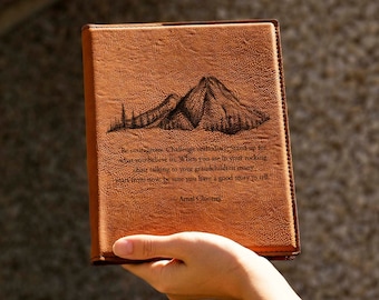Citation chrétienne, Votre citation personnalisée, Cadeaux de rentrée scolaire, Cadeaux église pour elle, Cadeau verset de la Bible, Votre texte personnalisé, Bloc-notes en cuir