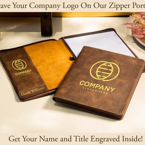 Personalized Business Portfolio, Business Gifts, Corporate Portfolio, Small Business Gifts, Personalized Business Gifts, Leather Portfolio