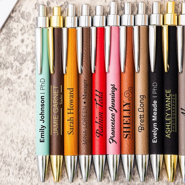 Personalized Pens Bulk Etsy