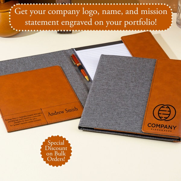 Personalized Padfolio Etsy