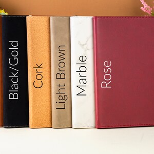 Personalized Business Portfolio, Business Gifts, Small Business Gifts, Personalized Journal, Corporate Gifts, Custom Leather Padfolio image 6