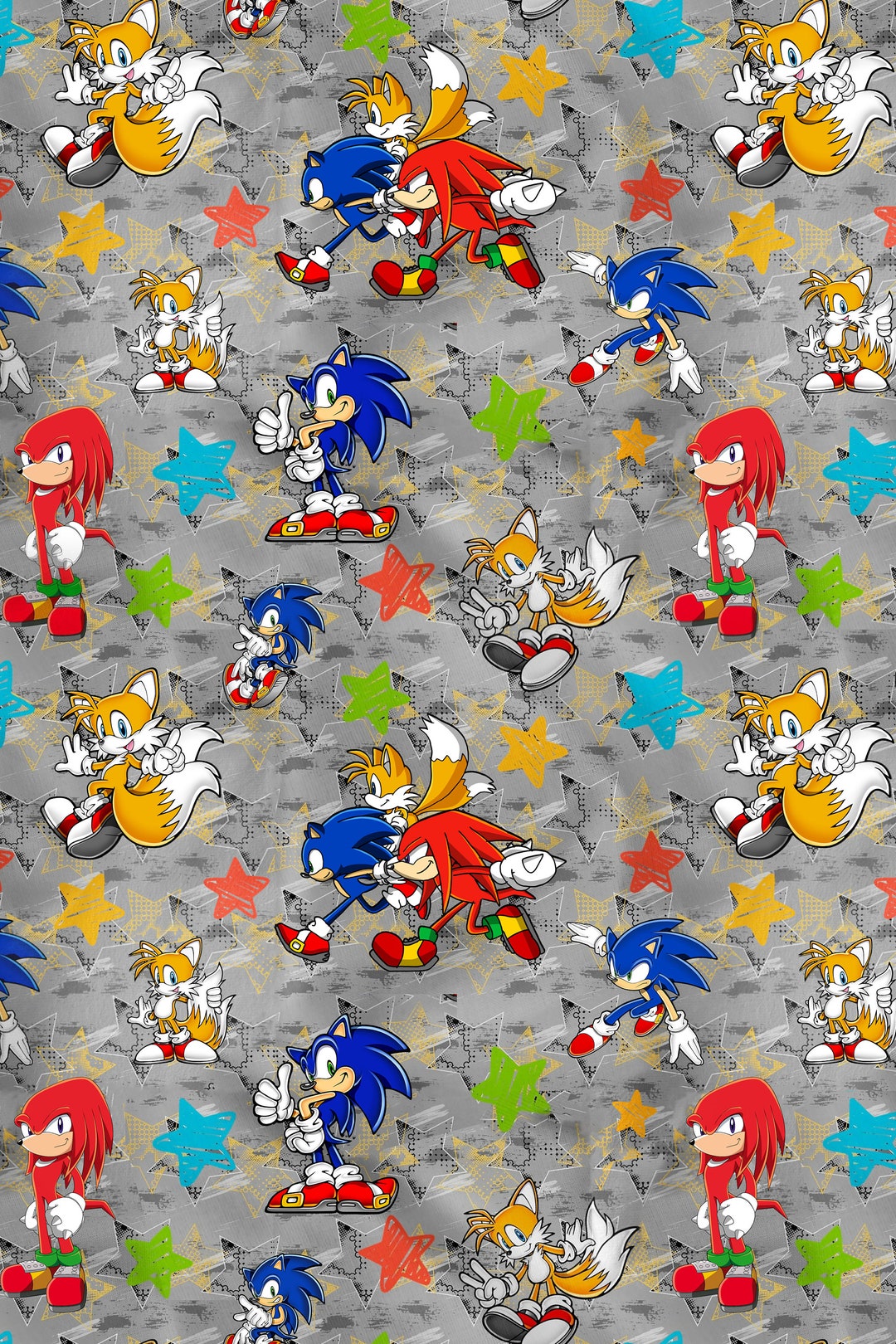 Sonic the Hedgehog Wrapping Paper Sonic Gift Wrap Sonic Etsy
