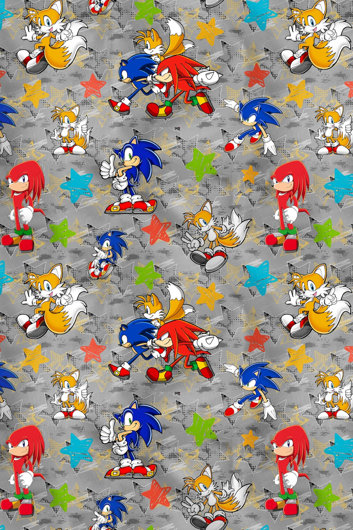 Sonic the Hedgehog Wrapping Paper Sonic Gift Wrap Sonic Etsy