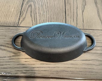 Pionierin Gusseisen Mini Oval Au Gratin Pfanne Nie Benutzt Keine Box