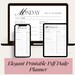 Elegant Printable Pdf Daily Planner Printable Pdf Daily - Etsy