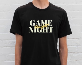 Game Night Tonight T Shirt, Board Game T Shirt, Gift for Gamer, Family Game Night, Funny Game Night Shirt, Funny Board Game Shirt