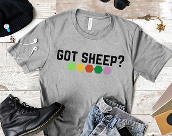 Got Sheep Shirt, Funny Catan T Shirt, Gift for Game Night, Board Game Gift, Settlers of Catan T Shirt, Let's Settle This T Shirt, Gamer Gift