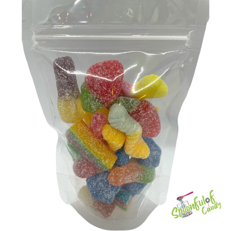 Custom Gummy Candy Pouchbirthday Party Candy Wedding Candy Etsy