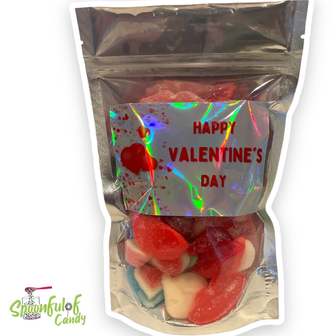 Valentine's Day Candy Gummiesvalentines Gift, Gummy Candy, Hearts, Love, Red, Lips, Candy, Gift