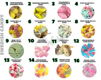 Custom Swedish Candy Mix: Vegan Bubs Sweet Treat Gift Box