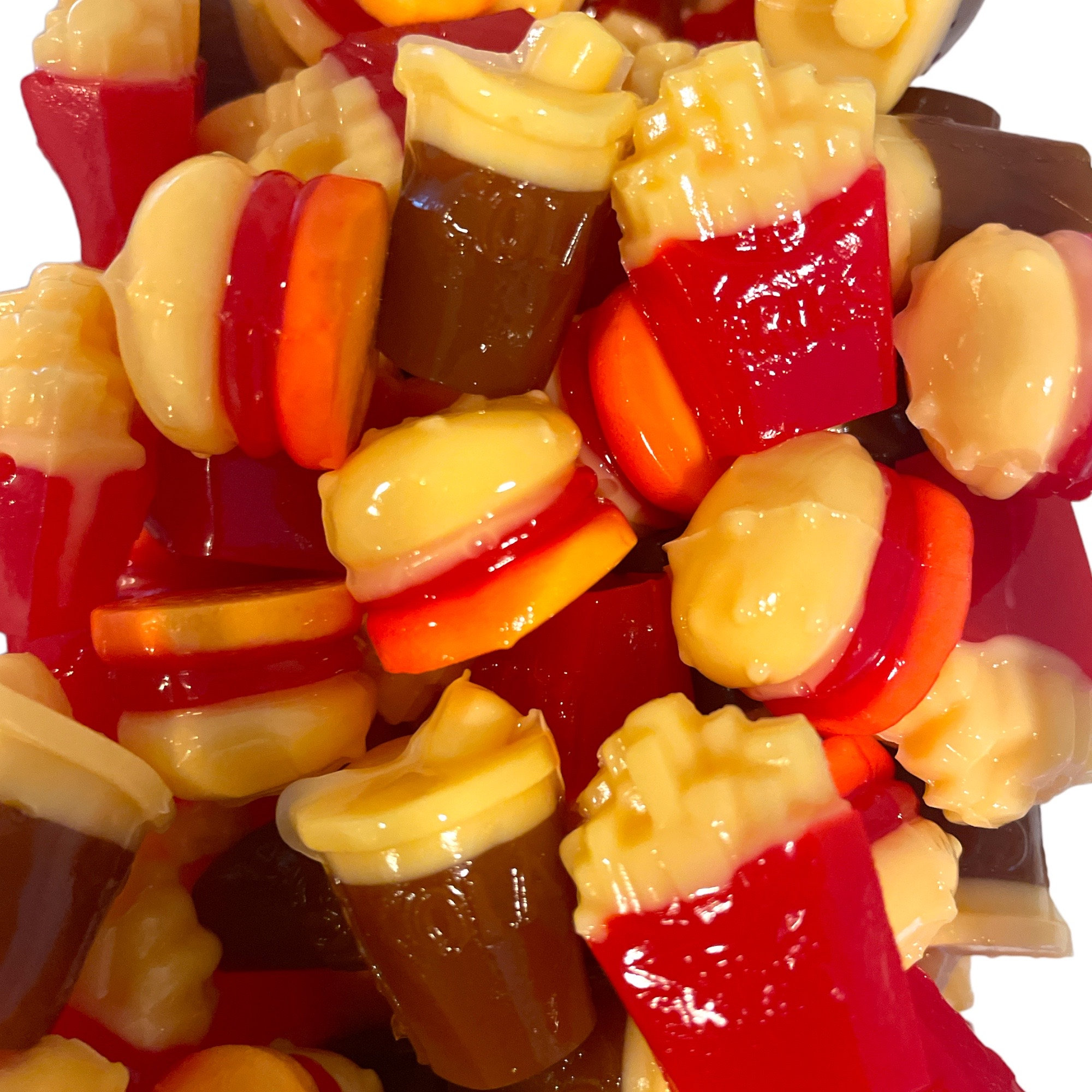 3D Fast Food Gummy Gummy Candy UK Candy Gift Box Sweet Etsy