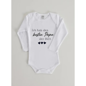 Baby bodysuit I have the best dad in the world, pregnancy announcement