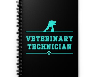 Vet Tech Notebook, Journal vétérinaire, Étudiants vétérinaires, Étude vétérinaire, Vet Journal, Vet Tech Journal, Wire Journal, Travel Journal, Spiral Notebook