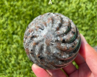 You Choose Yooperlite Spiral Sphere Ball Orb US Seller