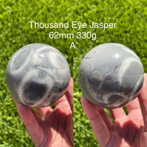 You Choose! X Large Thousand Eye Jasper Shell Sphere Ball Orb US Seller