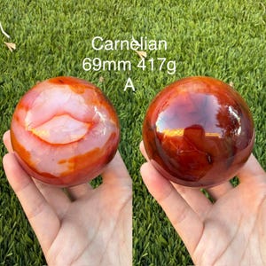 Carnelian Sphere - Etsy