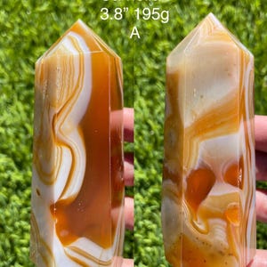 You Choose! Carnelian Agate Tower Point Obelisk US Seller