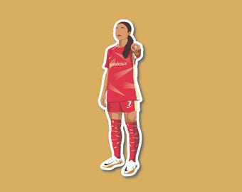 Imán adhesivo de Sophia Smith del Portland Thorns FC NWSL