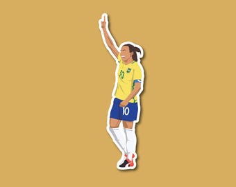 Marta Da Silva Brasil Adesivo Imã