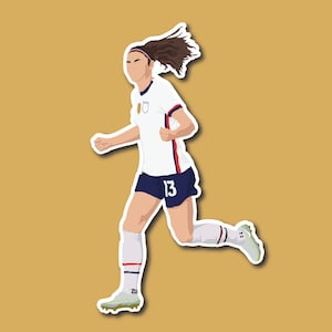 Alex Morgan USWNT Sticker Magnet