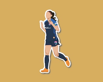 Alex Morgan 4 Goals San Diego Wave FC Sticker Magnet